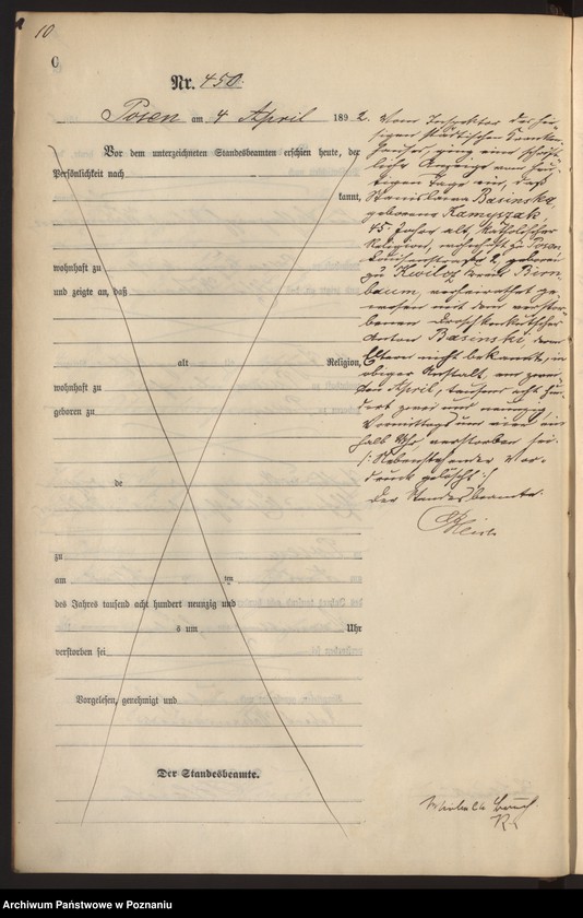 Obraz 13 z jednostki "Księga zgonów t. II"