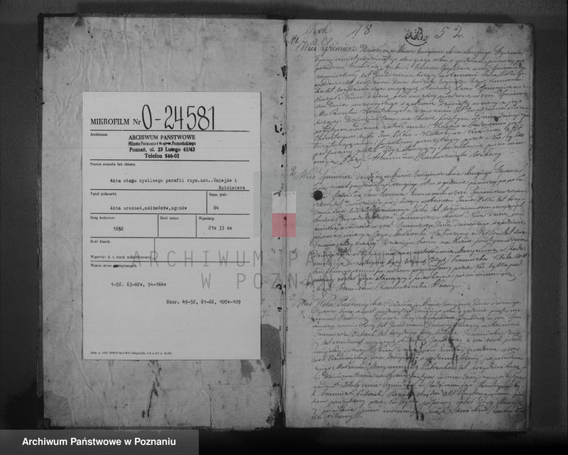 image.from.unit.number "Akta urodzeń, małżeństw i zgonów"