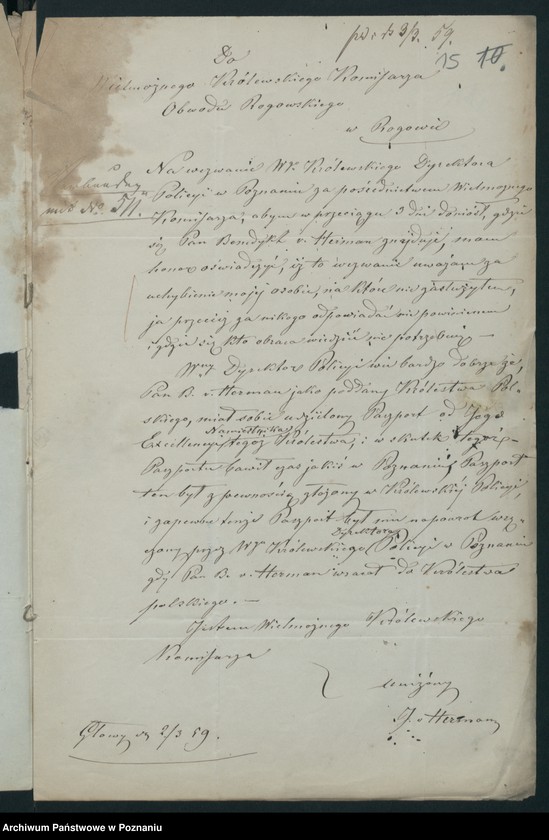 Obraz 20 z jednostki "A. betr. Benedikt und Joachim von Hermann"