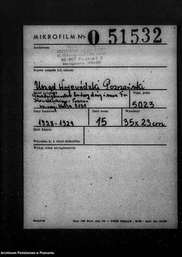 Obraz 2 z jednostki "Przedsiębiorstwo budowy dróg i szos Fr. Kowalewskiego Poznań nr woj. kotła 6191"