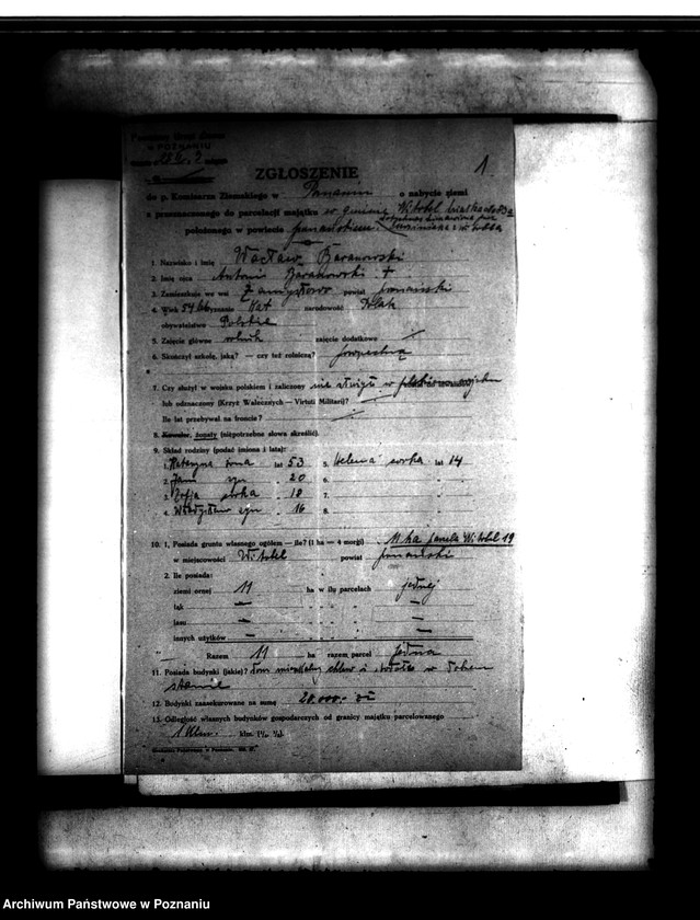 Obraz 5 z jednostki "Majątek Witobel 40 III powiatu poznańskiego Wacław Baranowski"