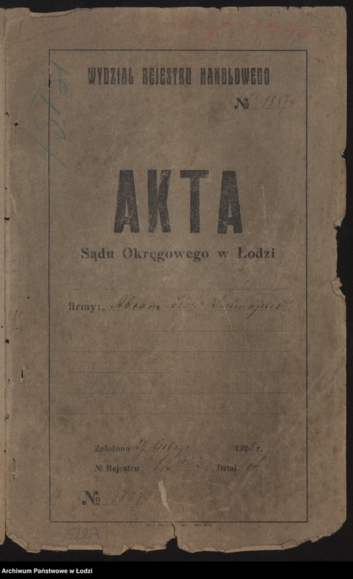 Obraz 2 z jednostki "Abram Icek Szulmajster – sprzedaż chustek i szali"