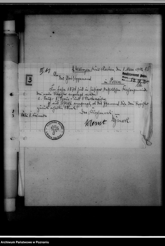 image.from.unit.number "Einziehungsprotokolle [ksiąg kościelnych] Kreis Kosten [powiat kościański]"