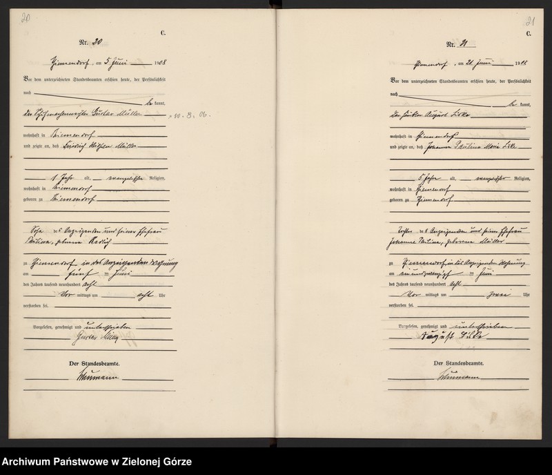 Obraz 13 z jednostki "[Księga zgonów]"