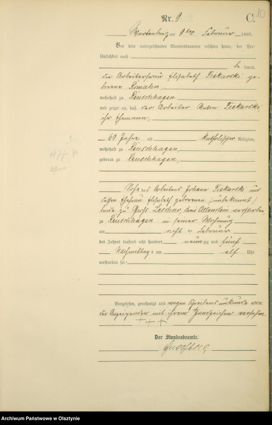 image.from.unit.number "Sterbe-Haupt-Register Nr 1 - 129"