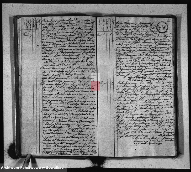 image.from.unit.number "Akta Zaślubionych Gminy Berznickiey od Dnia 1-o Stycznia 1820 Roku"
