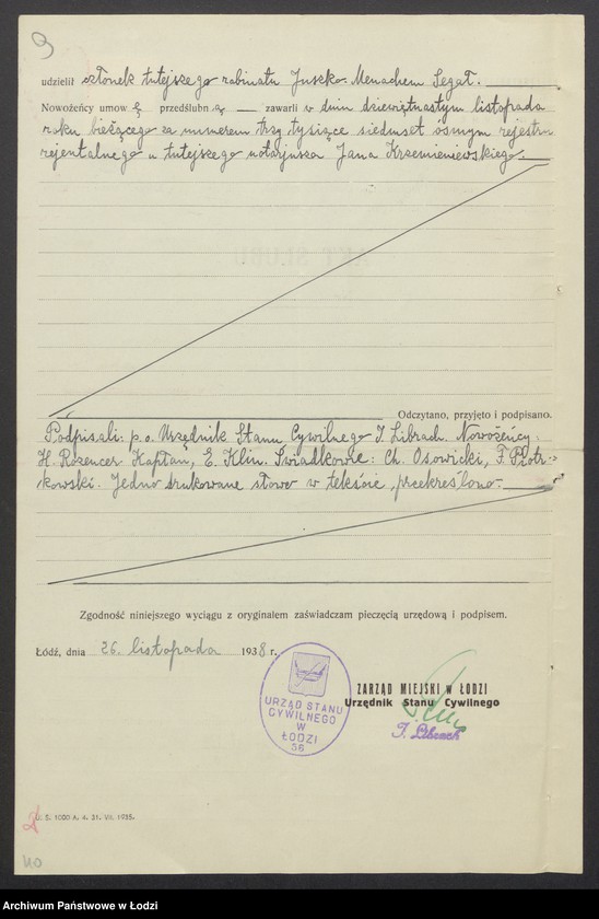 Obraz 11 z jednostki "Dom Sukna Enka- Estera Rozencer Kapłan, Noechim Rozencer Kapłan- wyrób i sprzedaż towarów wełnianych i bawełnianych oraz dodatków krawieckich"