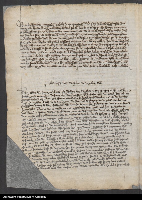 image.from.unit.number "Inceptus et inchoatus est iste Liber in quo continentur copie literarum a Ciuitate Danczik et aliis ciuitatibus huius provincie hinc inde missarum. Anno Domini Millesimo CCCC vicesimo. [Liber missivarum]"
