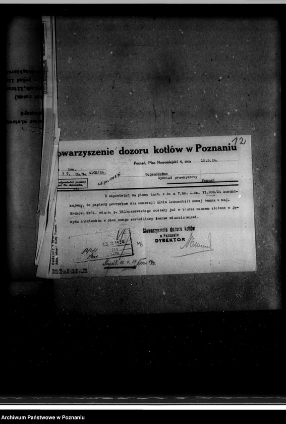 Obraz 16 z jednostki "Młyn parowy w Grabowie Królewskim własność Wilkoszewski  nr woj. 14"