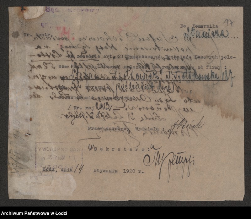 Obraz 19 z jednostki "Stefan Piotrowicz – sklep kolonialny i handel"