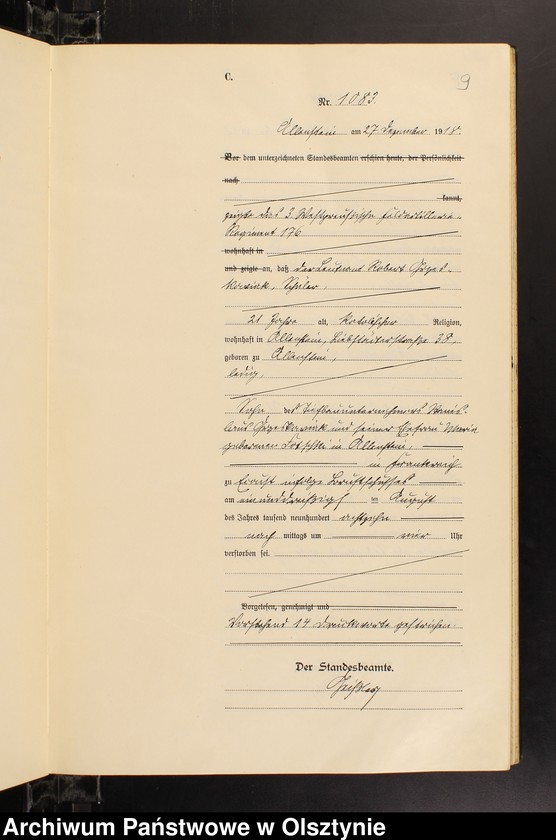 image.from.unit.number "Sterbe-Haupt-Register Tom IV, Nr 1076-1144"