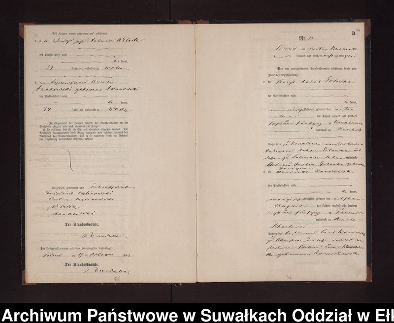 image.from.unit.number "Heiraths-Neben-Register des Preussischen Standes-Amtes Neuhoff Kreis Loetzen"