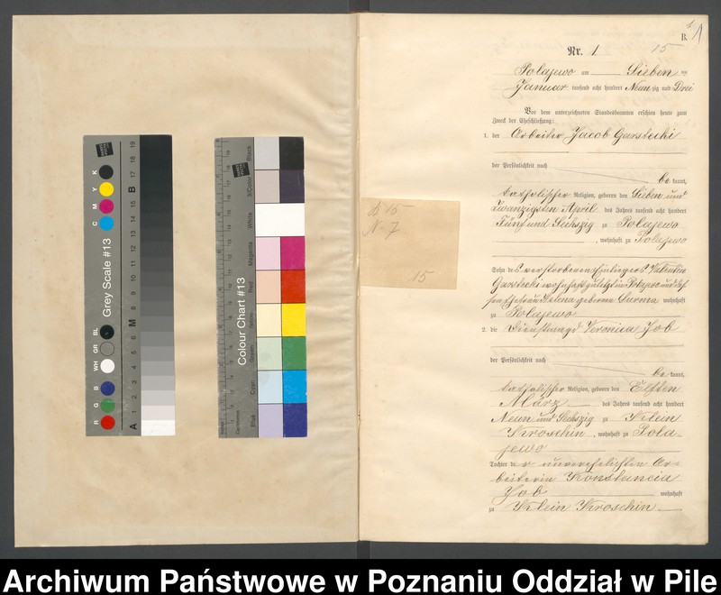 Obraz 3 z jednostki "Księga małżeństw"