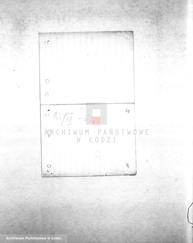 Obraz 6 z jednostki "[Korespondencja z osobami w różnych krajach w sprawie informacji o Żydach zamieszkałych w getcie łódzkim, wsiedlonych z Wiednia]"