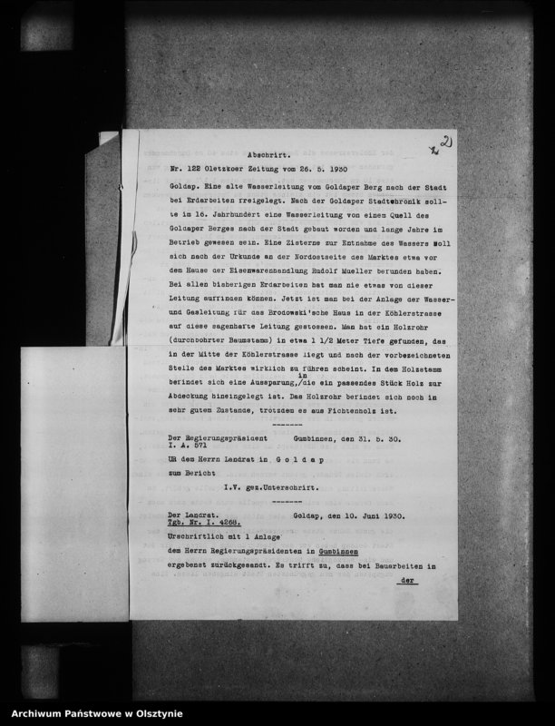 image.from.unit.number "Goldap, Stadtverwaltung"