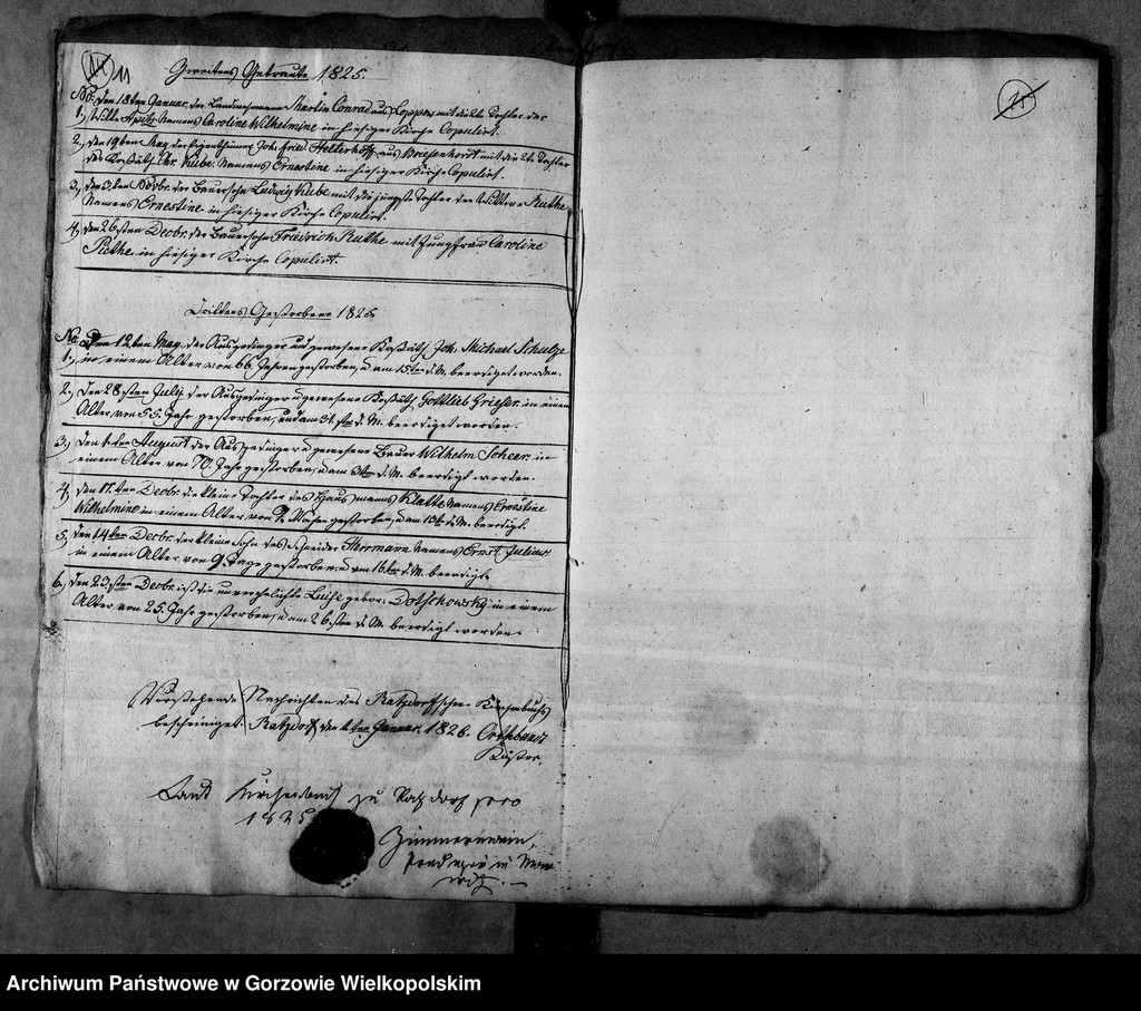 image.from.unit.number "Duplikate der Kirchenbücher von der Parochie Ratzdorf (Racław)"