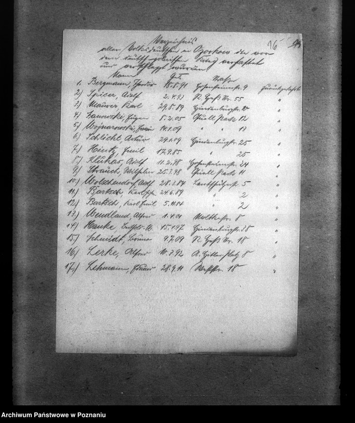 Obraz 20 z jednostki "Amtliche Meldungen Kreis Lentschütz (Łęczyca)"