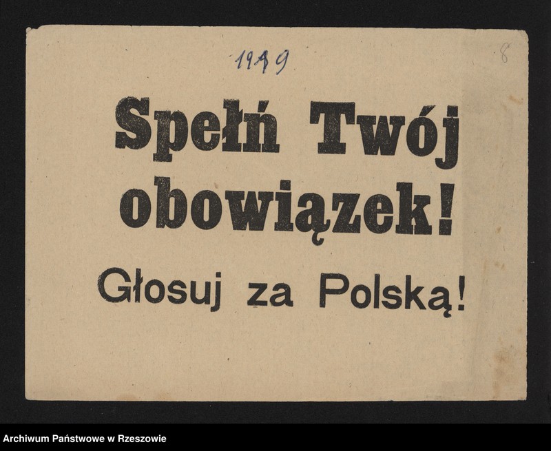 Obraz 1 z kolekcji "Powstania Śląskie w zbiorach AP Rzeszów"