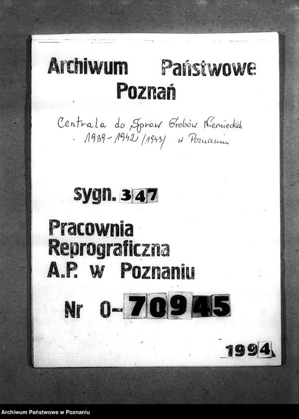 Obraz 1 z jednostki "Amtliche Meldungen Kreis Grätz (Grodzisk)"