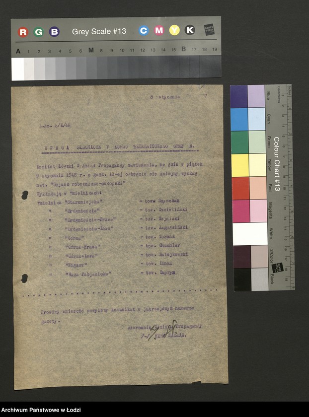 Obraz 2 z jednostki "Komunikaty w sprawie szkolenia międzypartyjnego"