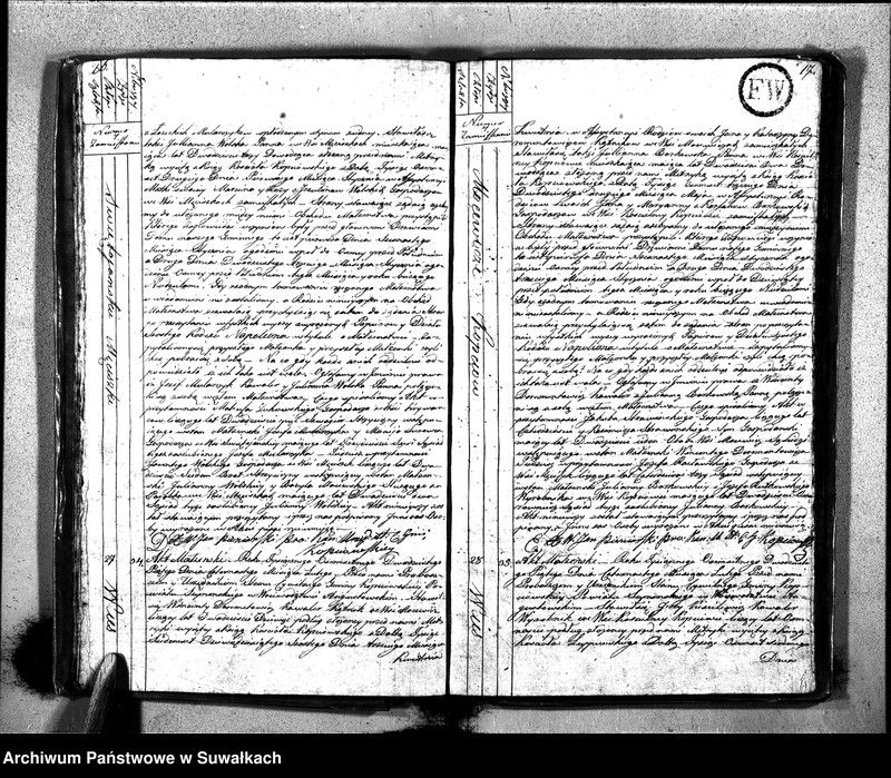 image.from.unit.number "Akta Zaślubionych Gminy Kopciowskiey Urzędnika Stanu Cywilnego na Rok 1825"