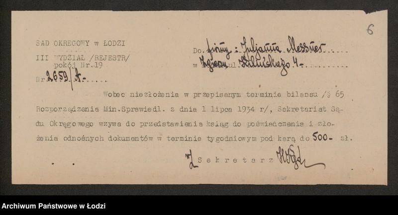 Obraz 8 z jednostki "Julianna Messner – mleczarnia – Zgierz"