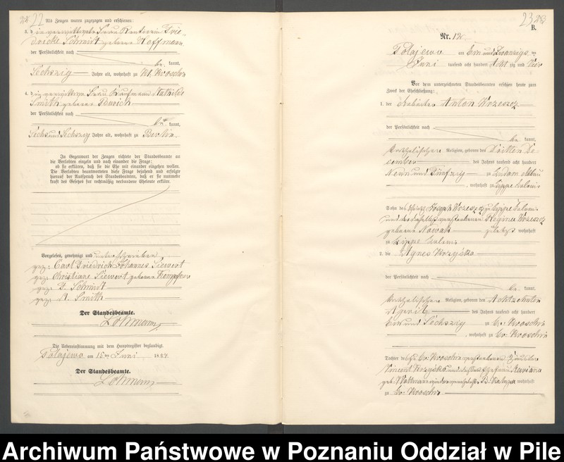 Obraz 14 z jednostki "Księga małżeństw"