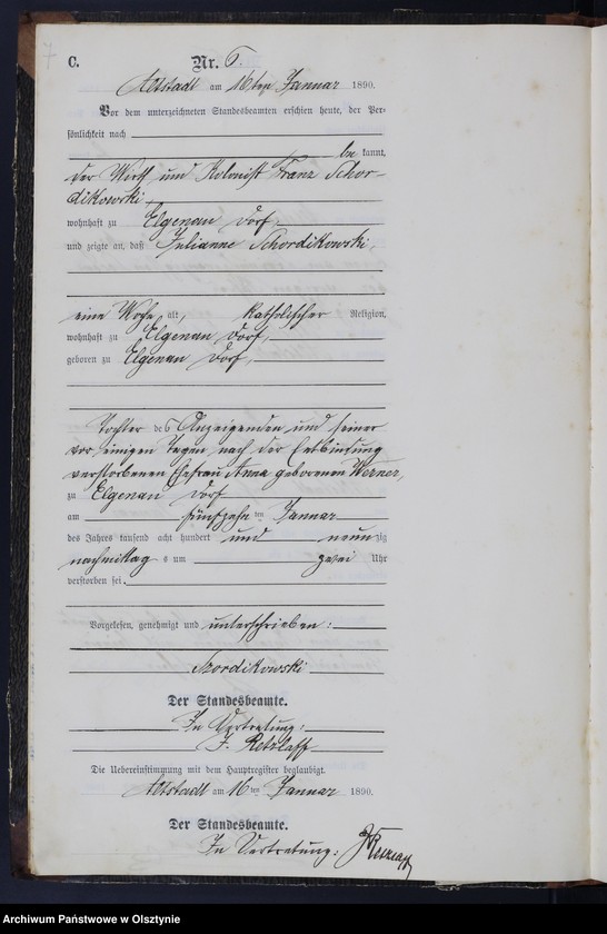 image.from.unit.number "Sterbe-Neben-Register Nr 1 - 74"