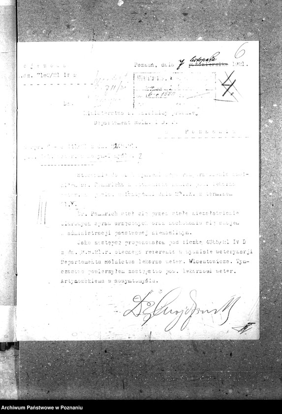 Obraz 10 z jednostki "Pow. lekarz Weterynaryjny Wolsztyn"