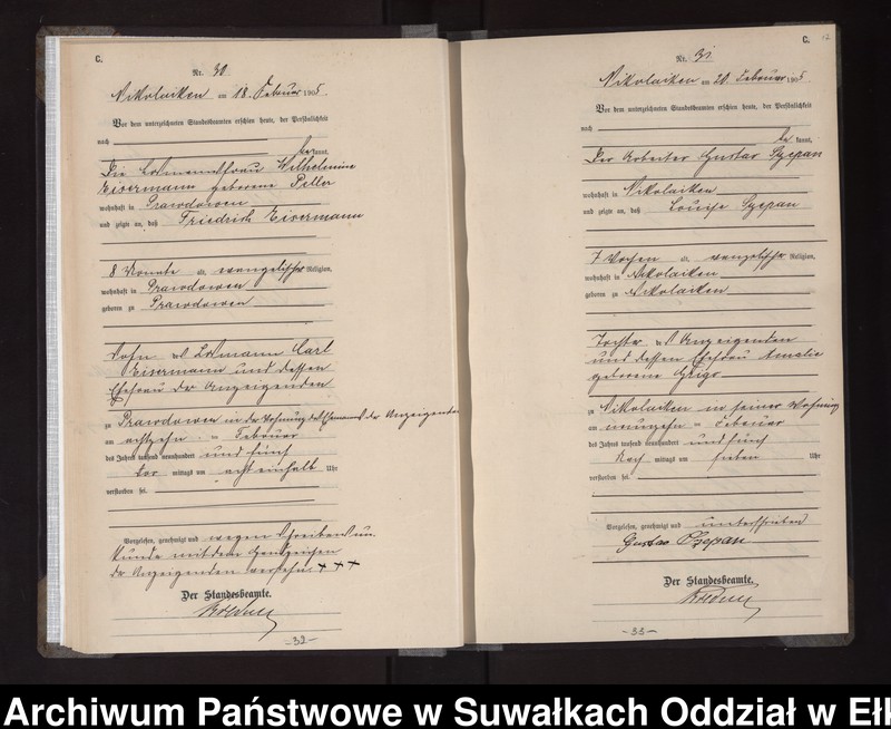 image.from.unit.number "Sterbe-Haupt-Register des Königlichen Preussischen Standes-Amtes Nikolaiken Kreis Sensburg"