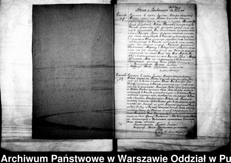 image.from.unit.number "Akta urodzeń, małżeństw i zgonów"