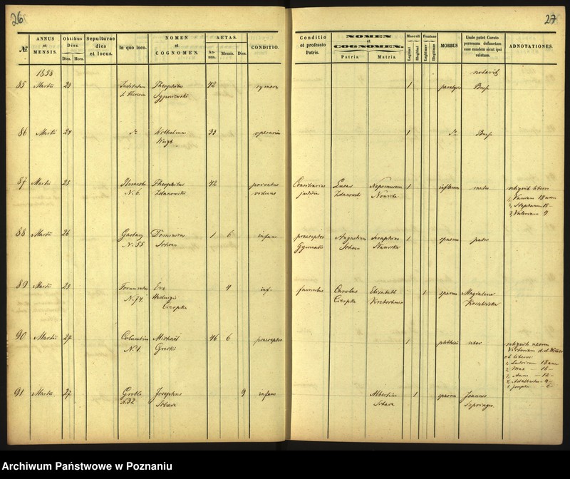 Obraz 16 z jednostki "Księga zgonów"