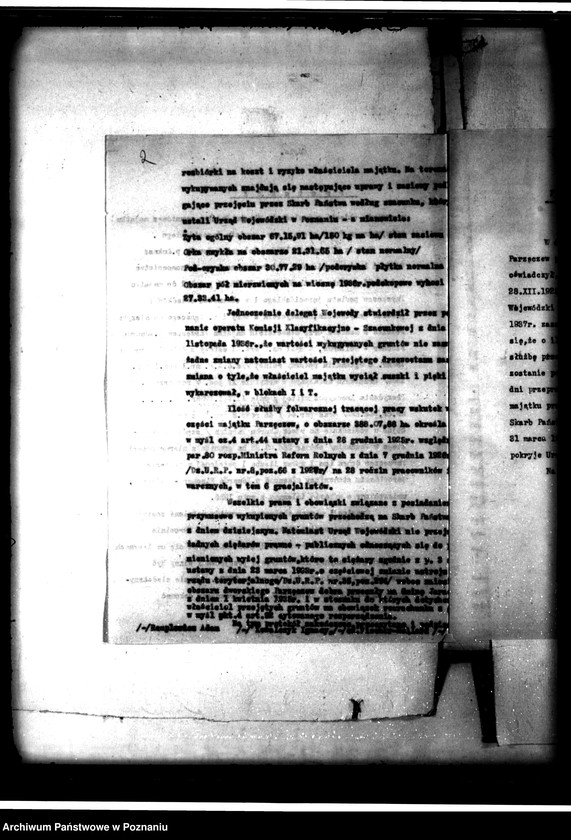 Obraz 5 z jednostki "Majątek Parzęczew powiatu jarocińskiego odprawy z art. 44 ustawa o wykonaniu reformy rolnej"