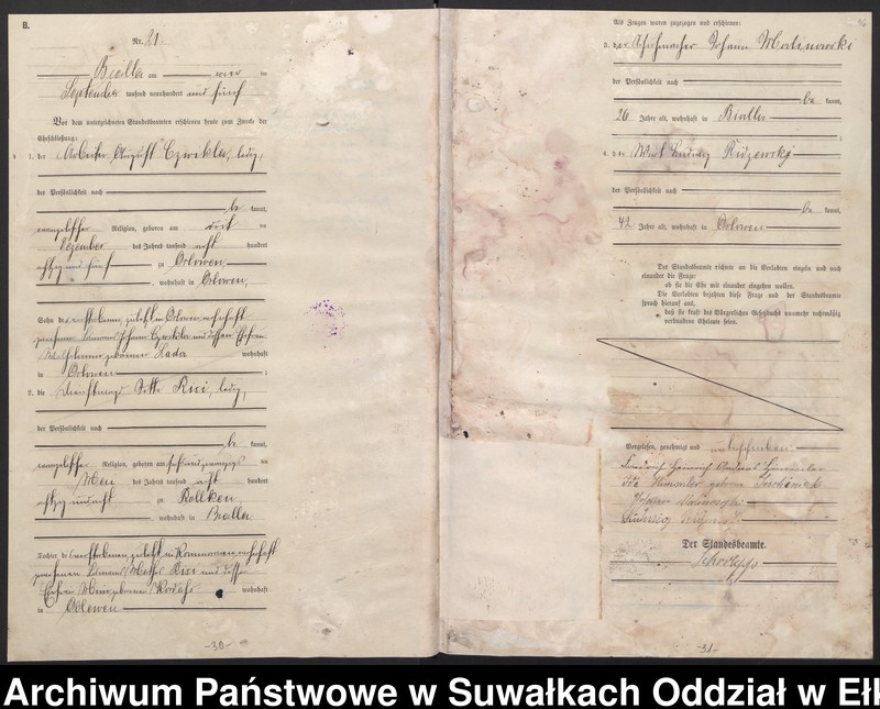 image.from.unit.number "[Heirats-Haupt-Register des Königlichen Preussischen Standes-Amtes Bialla Kreis Johannisburg]"