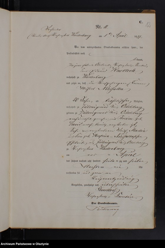 image.from.unit.number "Sterbe-Haupt-Register nr 1 - 24"