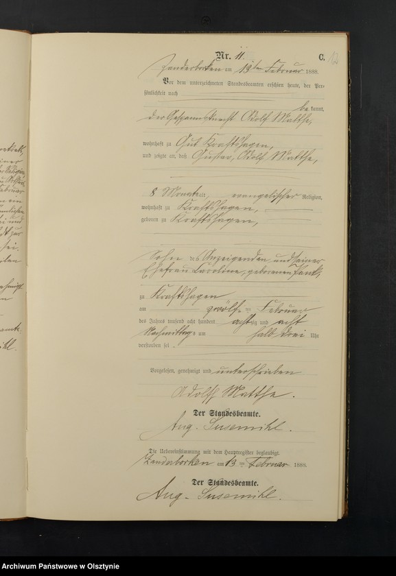 image.from.unit.number "Sterbe-Neben-Register Nr 1 - 85"