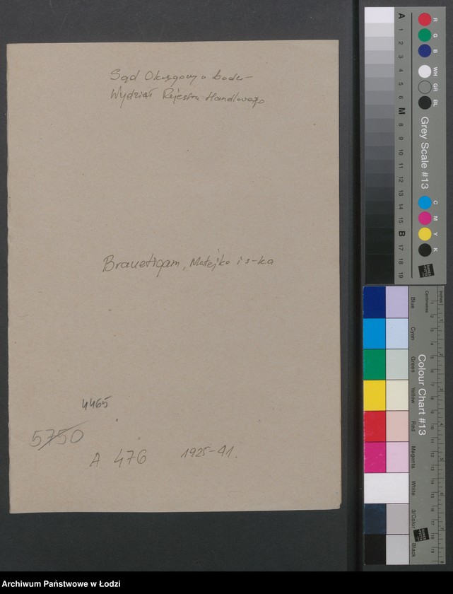 Obraz 2 z jednostki "Braeutigam i Matejko i S-ka- przedsiębiorstwo robót budowlanych"