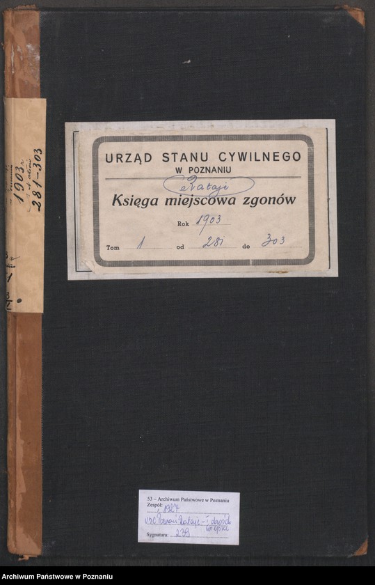 Obraz 2 z jednostki "Księga zgonów tom II"