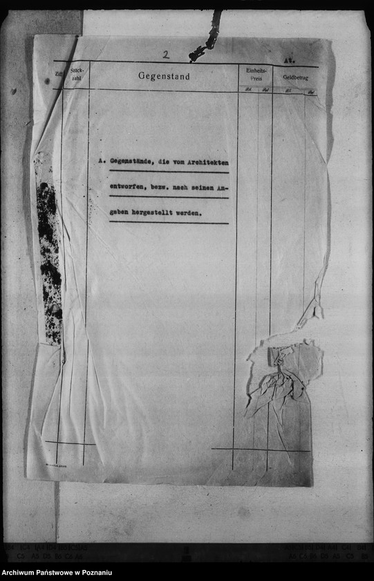 Obraz 6 z jednostki "Zamek w Poznaniu - Herstellungssumme der Innen- Ausstattung"