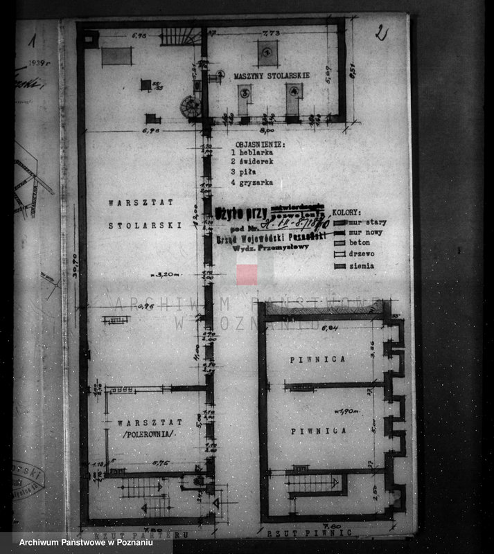 image.from.unit.number "Rysunek na urządzenie fabryki mebli w Poznaniu przy ul. Gąsiorowskich 3 własność W. Maciejewski"
