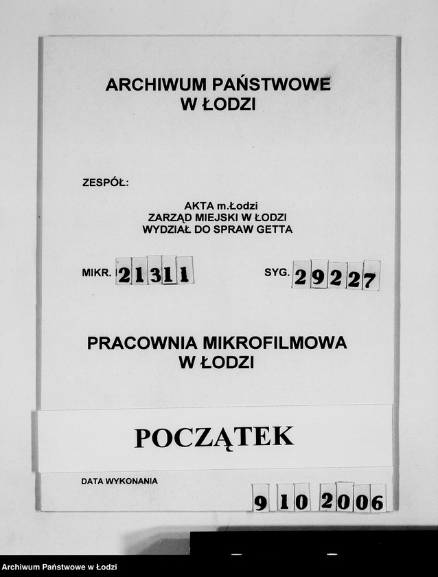 Obraz 1 z jednostki "Umläufe. [Pisma okólne do wydziałów i pracowników G.V.]"