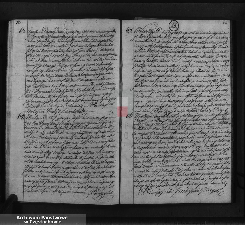image.from.unit.number "Księga duplikat [akt] urodzonych, zaślubionych i zmarłych Parafii Przystajń z roku 1835"