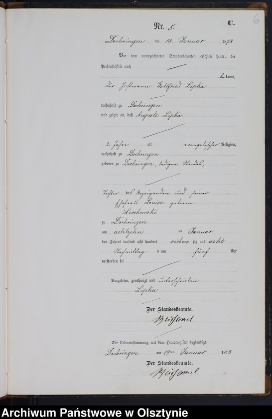 image.from.unit.number "Sterbe-Neben-Register Tom I,Nr 1 - 61"