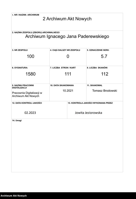 image.from.unit.number "Orłowski Józef; Załączniki: 1) list C. B. Orcutt