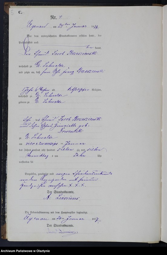 image.from.unit.number "Sterbe-Neben-Register Nr 1 - 76"