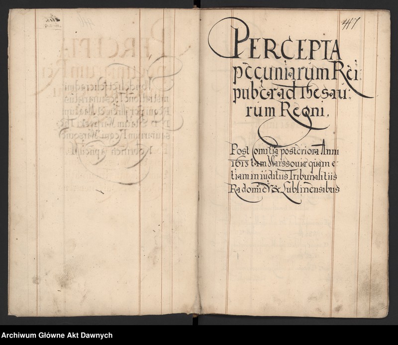 image.from.unit.number "Rachunki dotyczące rozmaitych dochodów publicznych oraz wydatki z lat 1598-1616 przedłożone na sejmie do zatwierdzenia."