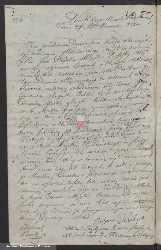 image.from.unit.number "Księga zgromadzenia kunsztu młynarskiego w mieście Władysławowie tycząca się zapisania uczniów ..."