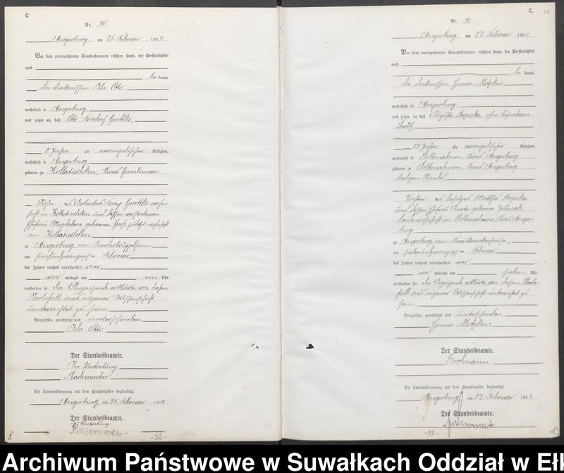 image.from.unit.number "Sterbe-Neben-Register des Preussischen Standes-Amtes Angerburg Kreis Angerburg"