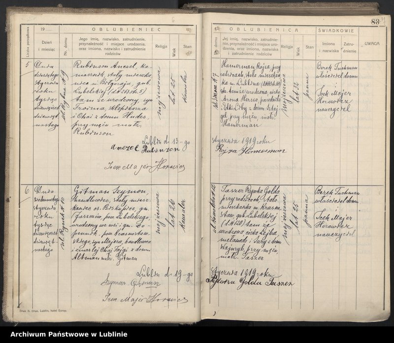 image.from.unit.number "Księga małżeństw"
