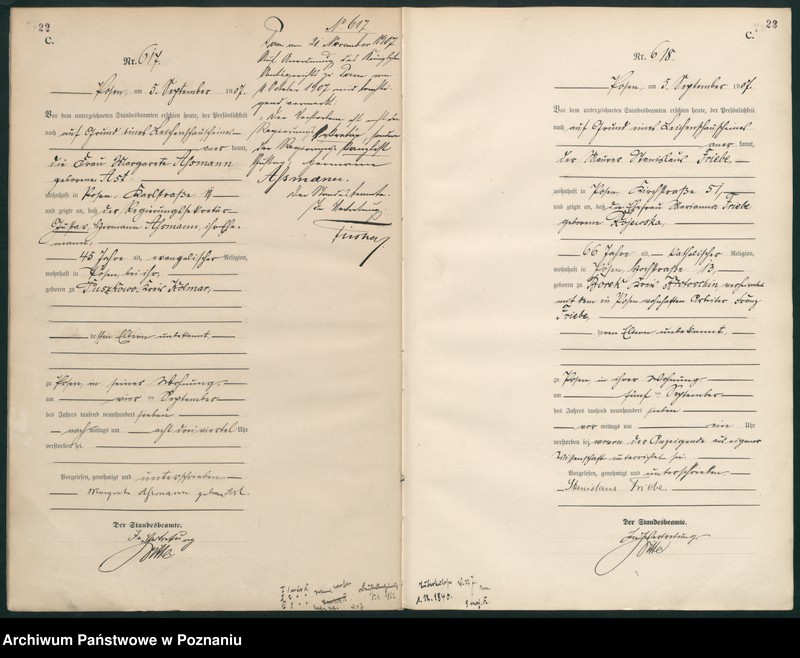 Obraz 14 z jednostki "Księga miejscowa zgonów tom II [Rejestr główny zgonów]"